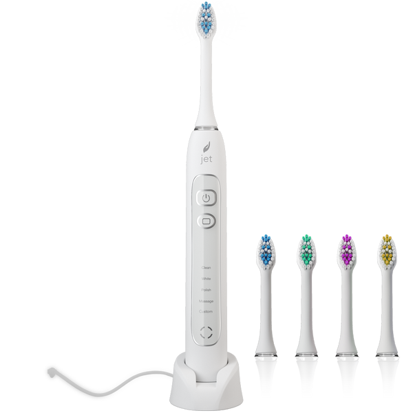 JetWave Rechargeable Sonic Toothbrush White JetWave Brush