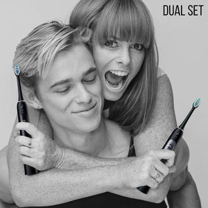 JetWave Sonic Electric Toothbrush Dual Set