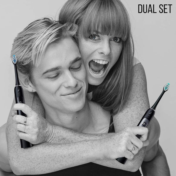 JetWave Sonic Electric Toothbrush Dual Set