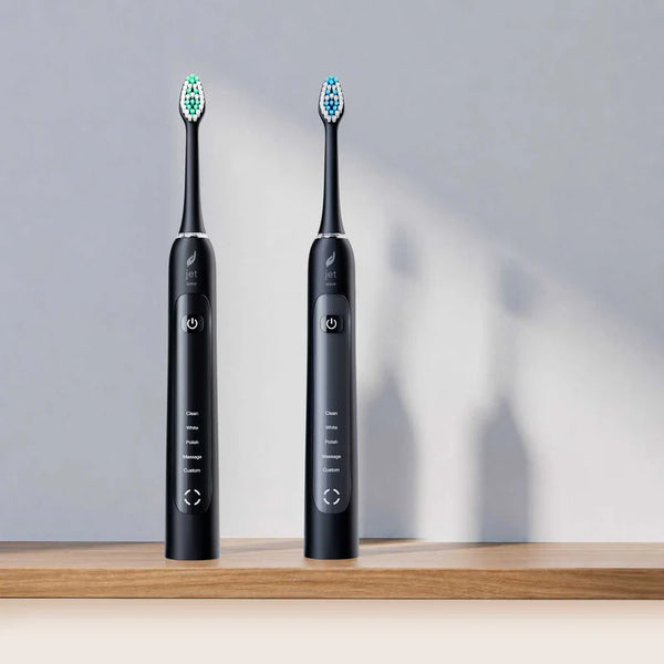 JetWave Sonic Electric Toothbrush Dual Set