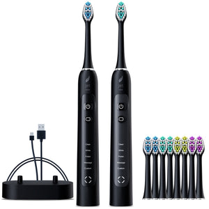 JetWave Sonic Electric Toothbrush Dual Set