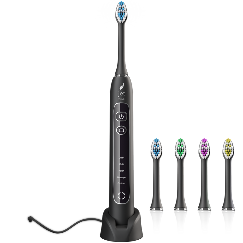 JetWave Rechargeable Sonic Toothbrush - Black